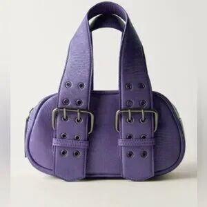 Free People  lavender leather Mini Bag